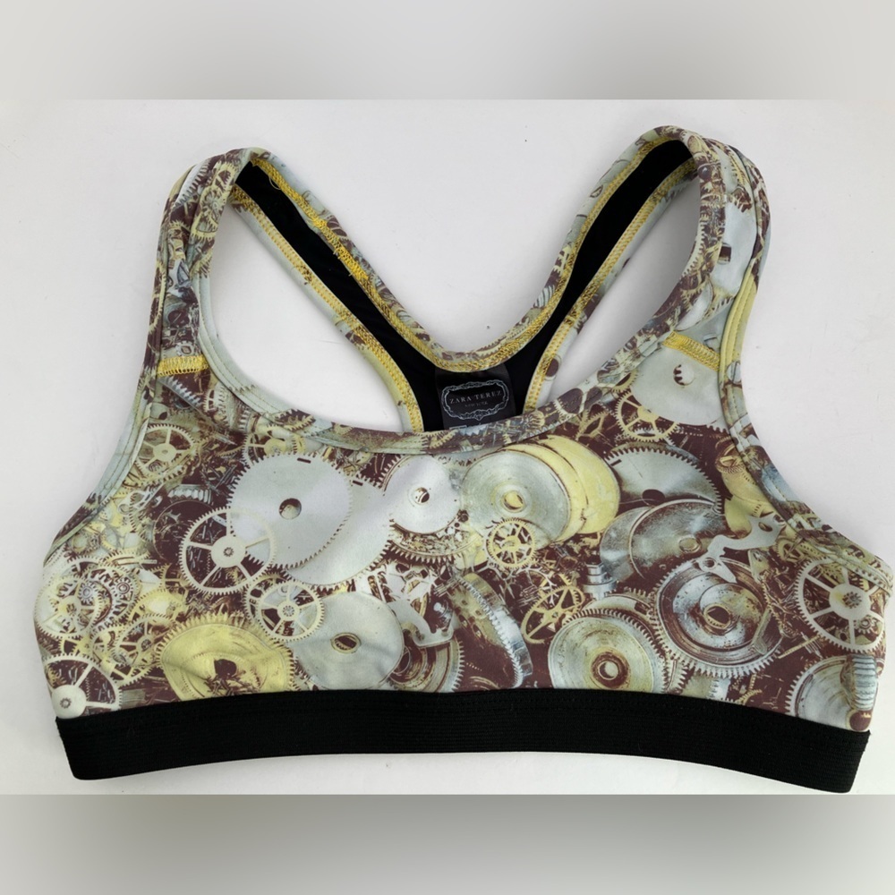 Zara Terez ZT Performance Women’s Sports Bra, Size M, “Steampunk”